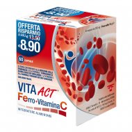 FERRO+VITAMINA C ACT 60CPS