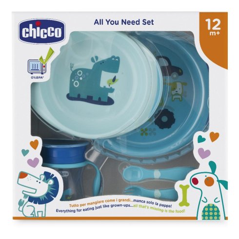 CH SET PAPPA 12M+ AZZURRO