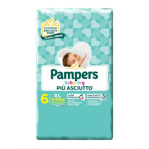 PAMPERS BD DOWNCOUNT XL 14PZ