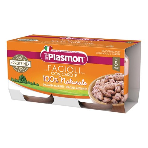PLASMON OMOG FAGIOLI BORL2X80G