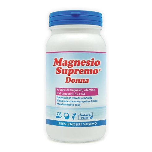 Magnesio Supremo Donna Polvere 150g Con Complesso Multivitaminico Per Il Benessere Della Donna