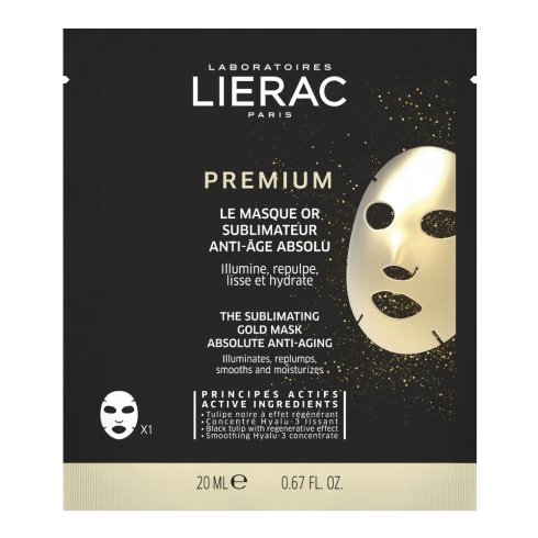 LIERAC PREMIUM MASCHERA ORO