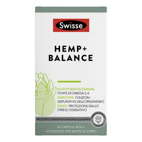 SWISSE HEMP+ BALANCE 60CPS