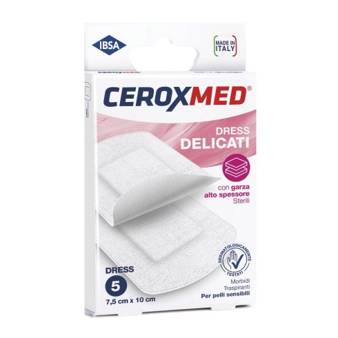 Ceroxmed Cerotti Compresse Dress Delicati 7,5x10cm 5Pezzi