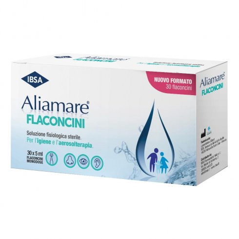 Aliamare Soluzione Fisiologica Bambini E Adulti 30 Flaconcini Da 5ml - Igiene Nasale E Oculare