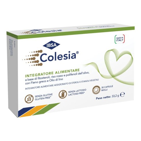 Colesia Soft Gel 30capsule Molli Integratore Colesterolo E Trigliceridi