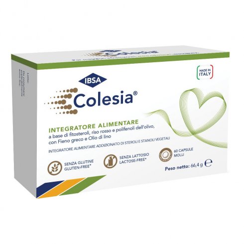 Colesia Soft Gel 60capsule Molli Integratore Colesterolo E Trigliceridi