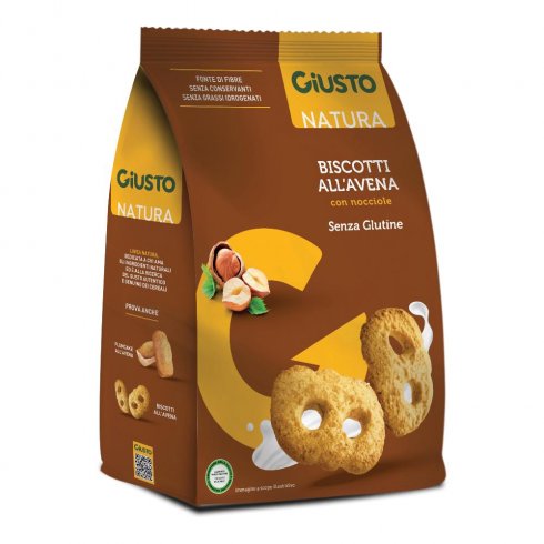 GIUSTO S/G BISCOTTI AVENA 250G