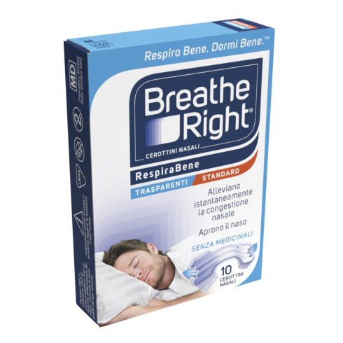 BREATHE RIGHT TRASPARENTI 10PZ