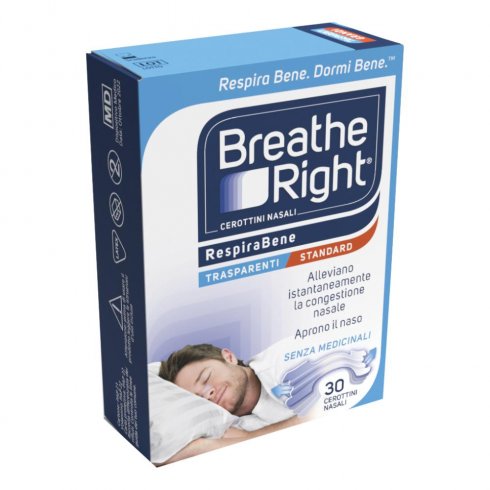 BREATHE RIGHT TRASPARENTI 30PZ