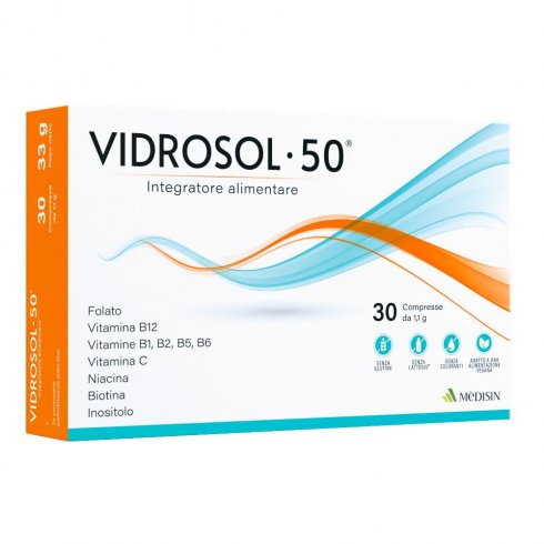 VIDROSOL 50 30CPR