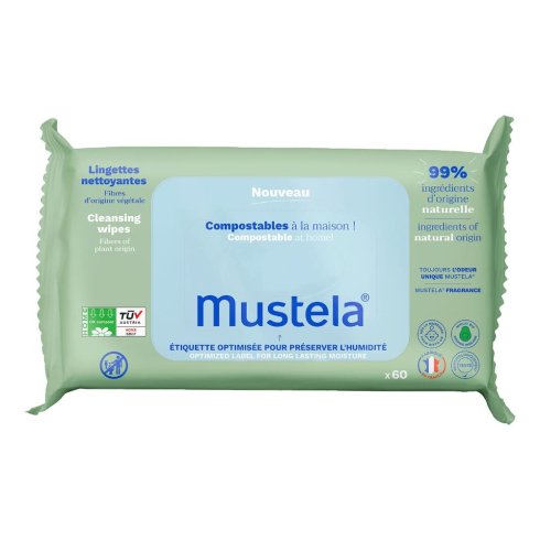 MUSTELA SALVIETTE COMPOST 60PZ