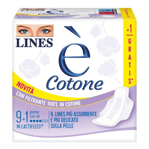 LINES E COTONE ALI 9+1PZ LINES E COTONE ALI 9+1PZ
