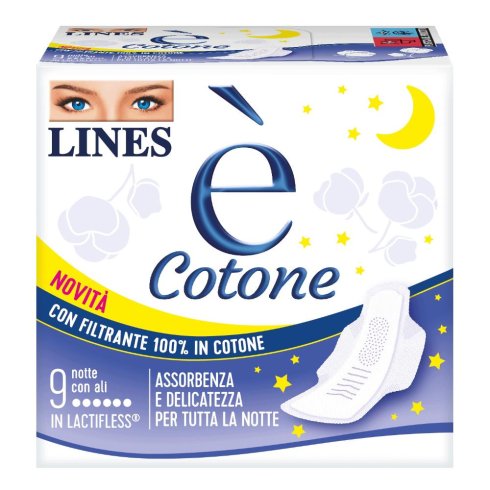 LINES E COTONE NOTTE 9PZ LINES E COTONE NOTTE 9PZ