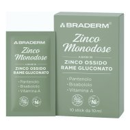 ZINCO MONODOSE 10STICK BRADERM ZINCO MONODOSE 10STICK BRADERM