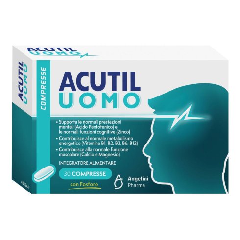 Acutil Uomo Integratore con fosforo e vitamine del gruppo B per supportare le funzioni cognitive