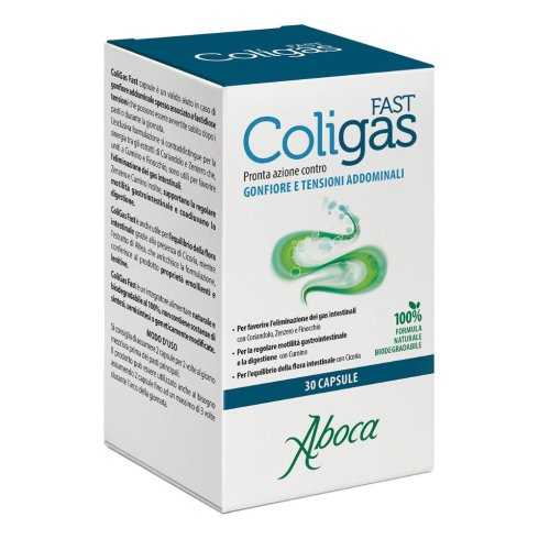 Coligas Fast 30Capsule Gonfiore E Tensione Addominale