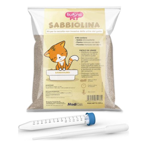 SABBIOLINA KIT URINE 500G SABBIOLINA KIT URINE 500G