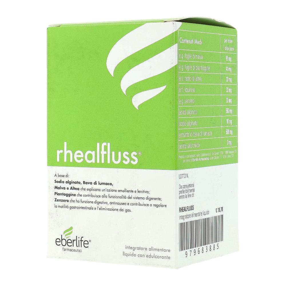 Rhealfluss 20stick Pack 10ml Per Contrastare Reflusso E Problematiche Digestive