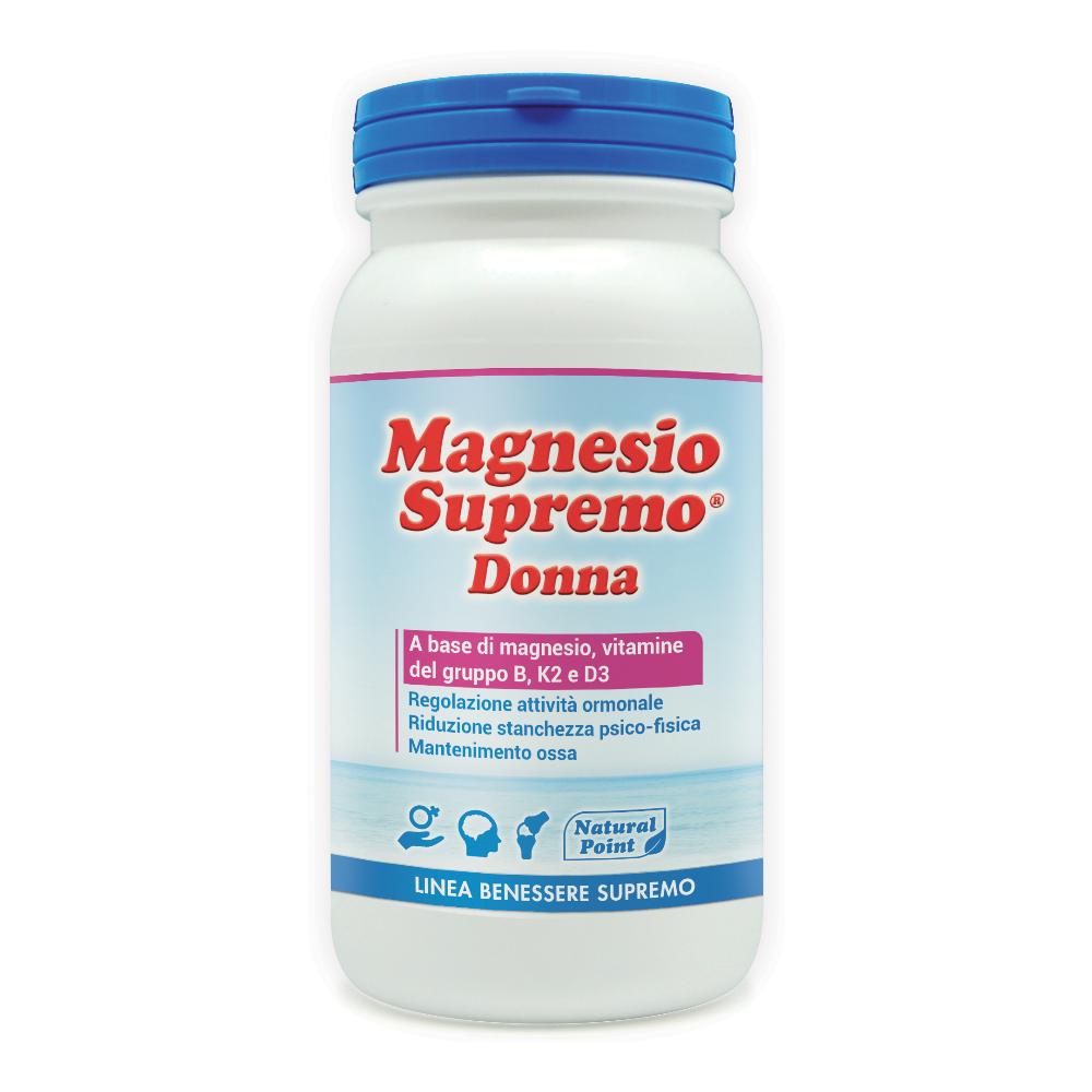 Magnesio Supremo Donna Polvere 150g Con Complesso Multivitaminico Per Il Benessere Della Donna